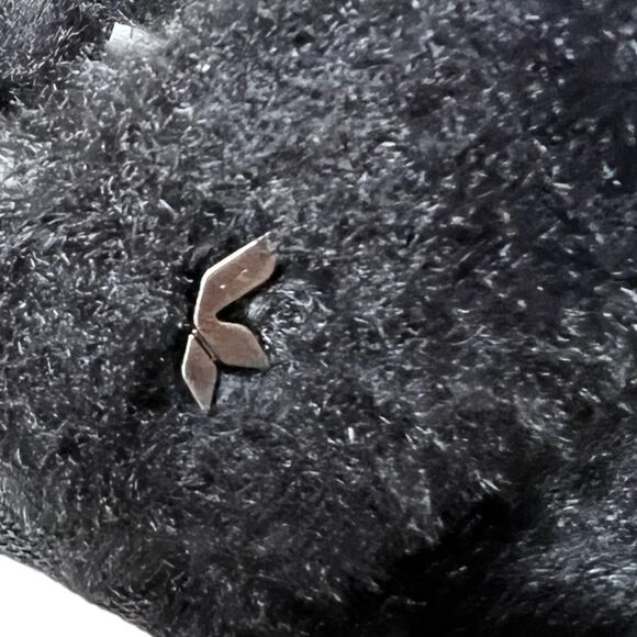 KOOLABURRA BY UGG FUZZ ON FAUX-FUR SLIDE ON BLACK SANDALS - Picture 5 of 12